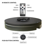 Christabelle 80cm 200kg Commercial Electric Display Turntable Power Outlet Black - Close-Up Angle