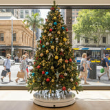 Christabelle 80cm 200kg Commercial Electric Display Turntable Motorised White - Side View