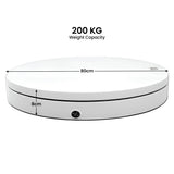 Christabelle 80cm 200kg Commercial Electric Display Turntable Motorised White