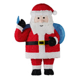 Christabelle 81cm Christmas Santa Display with Lights - Front View