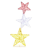 Christabelle 120cm Triple Star Christmas Display with Lights