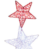 Christabelle 120cm Triple Star Christmas Display with Lights - Extra Image