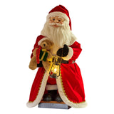 Christabelle 1.1m Musical Led Animated Christmas Santa Claus Lantern Decoration