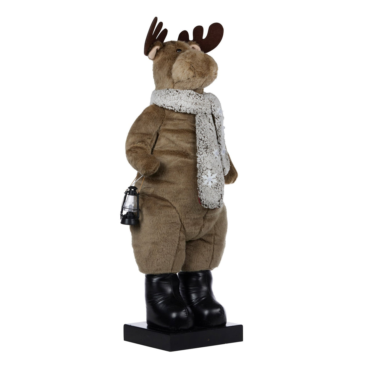 Christabelle 1.1m Musical LED Animated Christmas Moose Decoration Light-Up Lantern Ornament