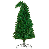 Christabelle Bad Santa 1.2m Curved Multicolour Pre-Lit Christmas Tree with 550 Tips - Front View