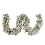 Christabelle 274cm Majestic Snow Prelit Christmas Garland