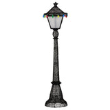 Christabelle Christmas Lamp Post Display 183cm With Lights - Front View