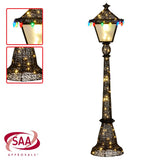 Christabelle Christmas Lamp Post Display 183cm With Lights - Rear View