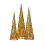 Christabelle 3pc Christmas Tree Indoor Outdoor Display Decoration LED Lights Front Yard Lawn Statue