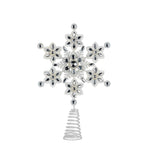 Christabelle Snowflake Christmas Tree Topper Beaded Decoration Ornament Xmas
