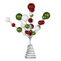 Christabelle Baubles Christmas Tree Topper Festive Glitter Finish Xmas Ornament