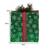 Christabelle Animated Elf Gift Box Led Lights Christmas Tree Decoration Ornament - Side View