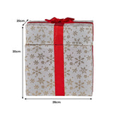 Christabelle Animated Snowman Gift Box Led Christmas Tree Decoration Ornaments - Side View