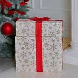 Christabelle Animated Snowman Gift Box Led Christmas Tree Decoration Ornaments - Rear View