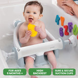 Summer Childcare Baby Bath Seat - Grey - Rear View