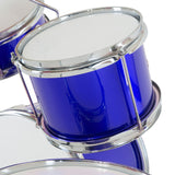 Karrera Kids' 4-Piece Drum Set - Sparkling Blue - Rear View