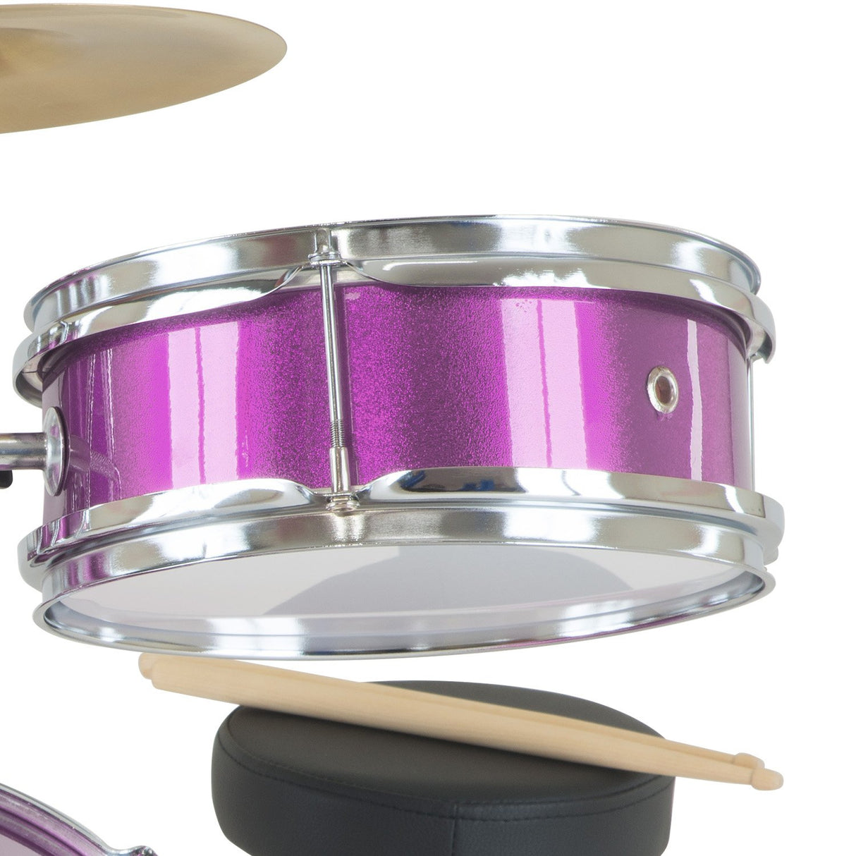 Karrera Kids' 4-Piece Purple Drum Set