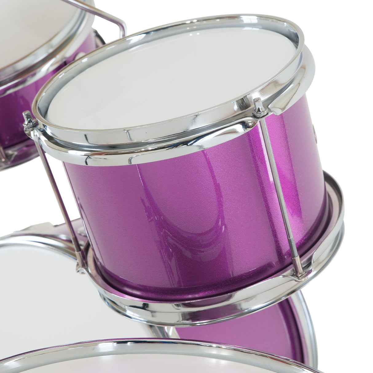 Karrera Kids' 4-Piece Purple Drum Set