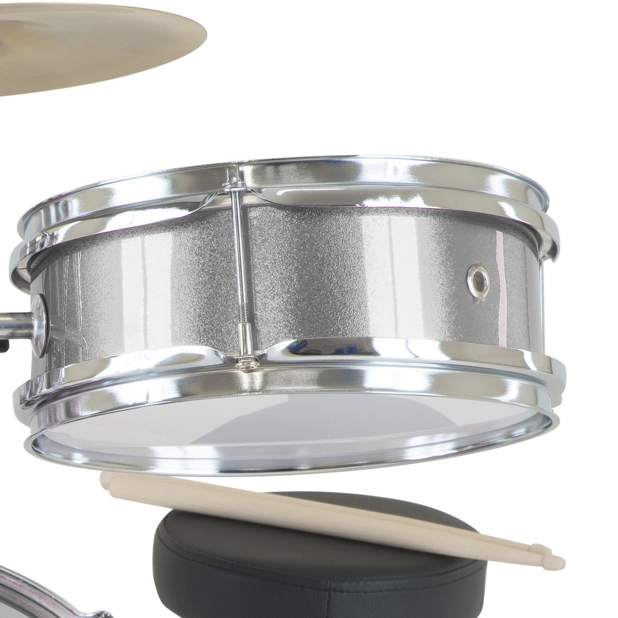 Karrera Silver Kids' 4-Piece Drum Set