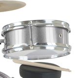 Karrera Silver Kids' 4-Piece Drum Set - 45-Degree Angle