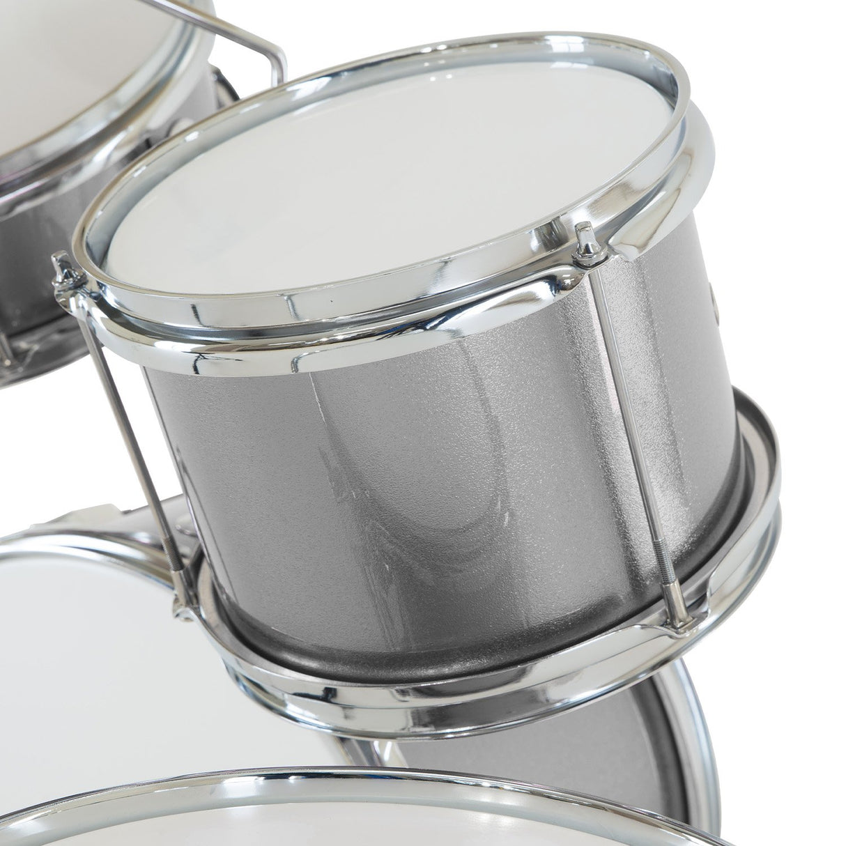 Karrera Silver Kids' 4-Piece Drum Set