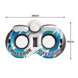 Intex River Run 2 Blue Rapids Inflatable Floating Lake Tube - Side View