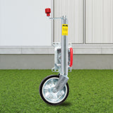 ALKO 8-inch Swing Up Jockey Wheel with Large Swivel Bracket - Low Angle