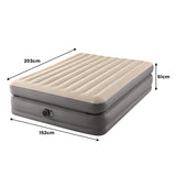 Intex Dura-Beam Plus Queen Prime Comfort Elevated Air Mattress - Side View