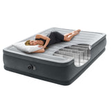 Intex Dura-Beam Deluxe Queen Comfort-Plush Elevated Air Mattress - 45-Degree Angle