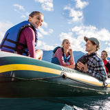 Intex Seahawk 4 Inflatable Boat Set - 4 Person - Top-Down View