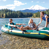 Intex Seahawk 3-person Inflatable Boat Set - Rear View