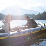 Intex Seahawk 3-person Inflatable Boat Set - Close-Up Angle