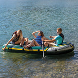 Intex Seahawk 3-person Inflatable Boat Set - Low Angle