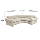 Intex Corner Sofa Inflatable Couch - L-Shaped Corner Sofa - Side View