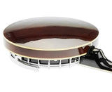 Karrera 6-String Resonator Banjo -  Brown - Top-Down View