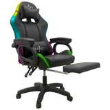 Intex Spire Onyx Led Massage Gaming Chair - Black - Front View
