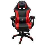 Intex Spire Onyx Led Massage Gaming Chair - Red And Black - Top-Down View
