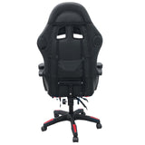 Intex Spire Onyx Led Massage Gaming Chair - Red And Black - 45-Degree Angle