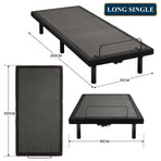 Therapedic Advance Long Single Adjustable Bed Frame Base with Head Tilt, Massage, USB & Wireless Remote