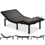 Therapedic Versa Electric Long Single Adjustable Bed Base Frame with Massage Dual Motor Zero Gravity & Wireless Remote