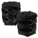 Adjustable 5kg Heavy-Duty Ankle Weights - Set of 2 for Enhanced Muscle Toning
