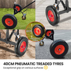 Kartrite 3-Wheel Adjustable Trailer Dolly Heavy Duty Caravan Mover 1000 lbs Tongue Capacity Durable Transport Solution