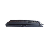 Rigg 2x Aluminium ATV Loading Ramp Foldable - Black - Front View