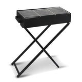 Wallaroo Charcoal BBQ Grill - Adjustable Height - Rear View