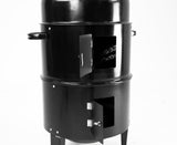 Wallaroo 3-in-1 Charcoal BBQ Smoker - Rear View