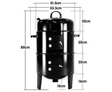 Wallaroo 3-in-1 Charcoal BBQ Smoker - Extra Image