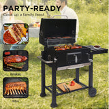 Wallaroo Square Outdoor Barbecue Grill BBQ - Low Angle