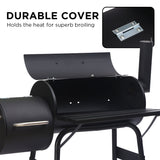 Wallaroo 2-in-1 Outdoor Barbecue Grill & Offset Smoker - Extra Image