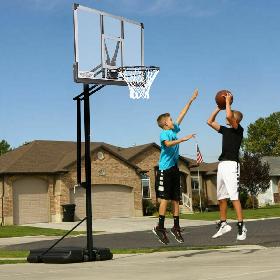 Kahuna Height-Adjustable Basketball Portable Hoop for Kids and Adults, Portable