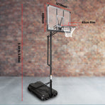 Kahuna Height-Adjustable Basketball Portable Hoop for Kids and Adults, image 6